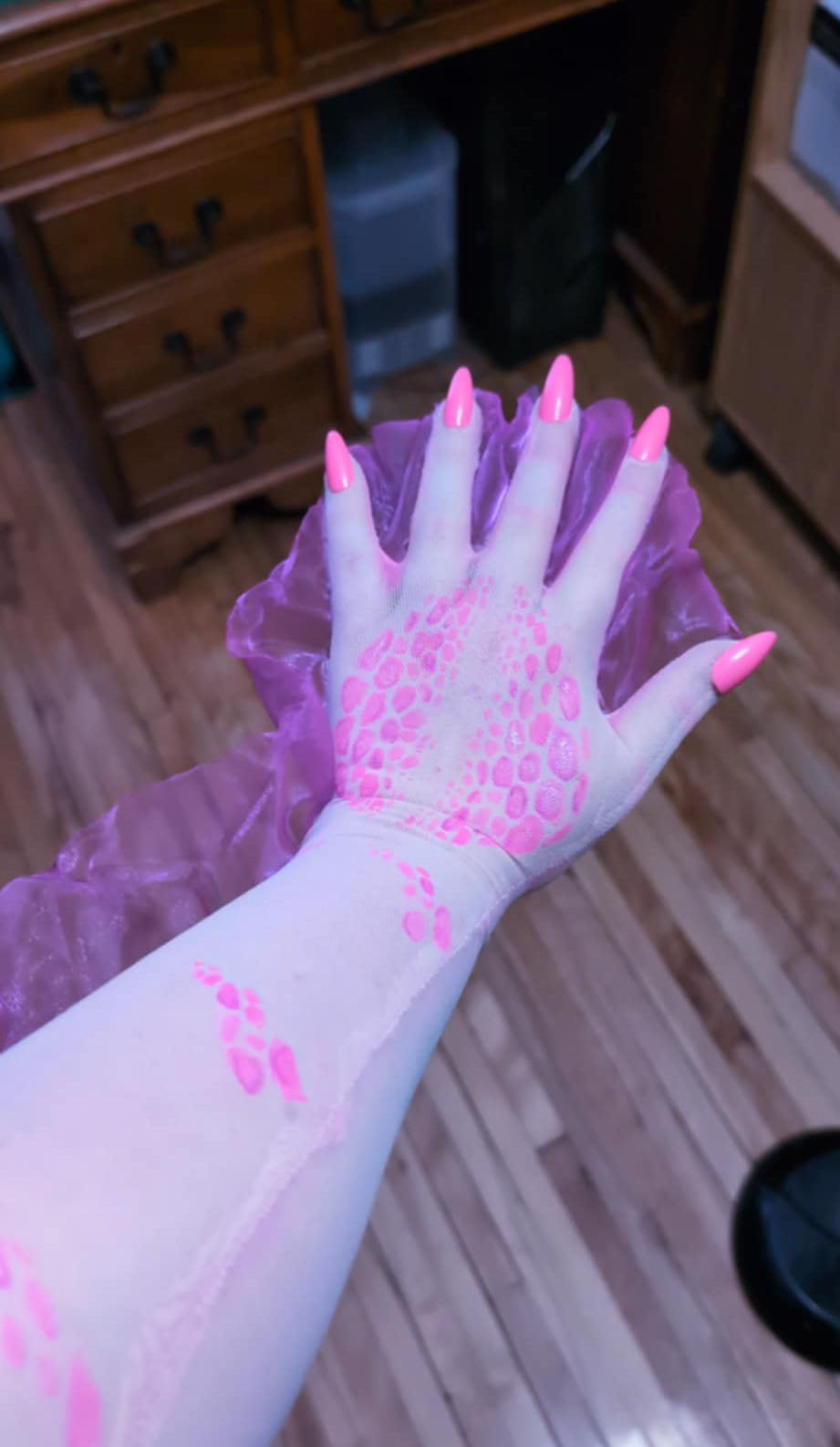 Mermaid/Siren gloves