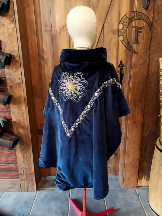 Sun Glory Embroidered Cape
