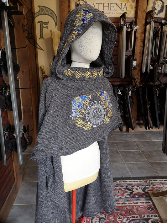 All Father Embroidered Cape