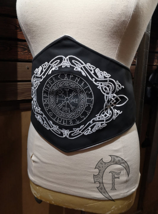 Futhark embroidered belt