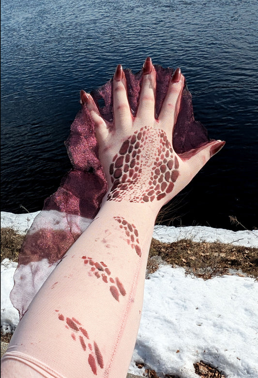Mermaid/Siren gloves