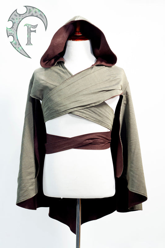 Reversible Wrap cloak with hood, larp, larper, larping, fantasy, cape, costume, cosplay, winter, coat, fantastique, fabric,