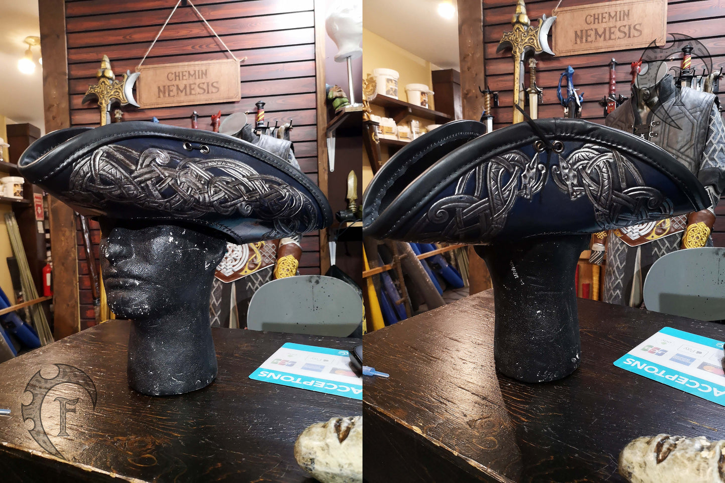 leather Pirate Hat
