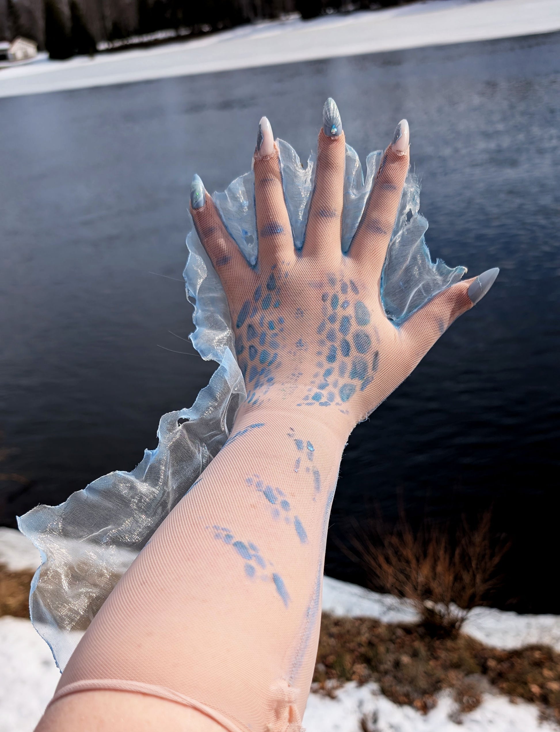 mermaid handschuhe Mermaid/Siren gloves