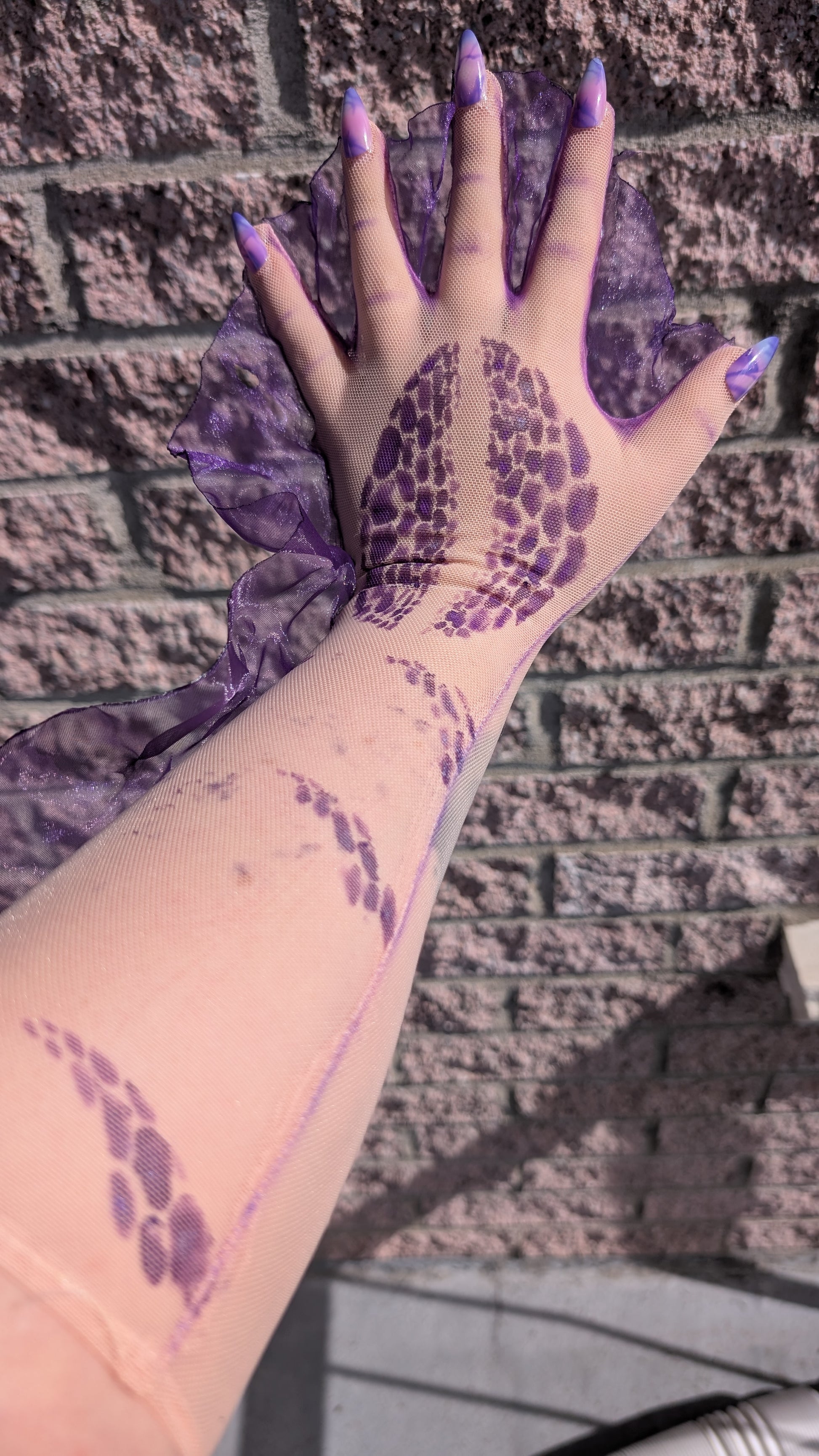mermaid handschuhe Mermaid/Siren gloves – Feral-Workshop