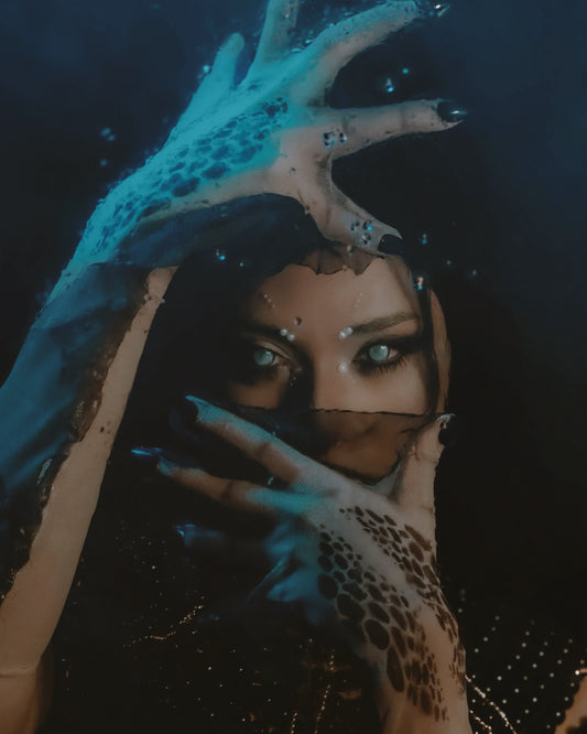 Mermaid/Siren gloves